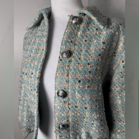 L’agence Jia Tweed Crop Jacket - Picture 7 of 8